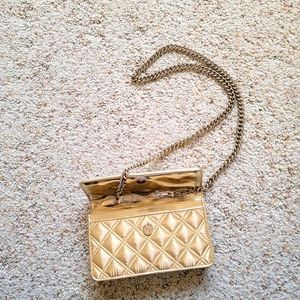Gold Marc Jacobs mini purse with chains